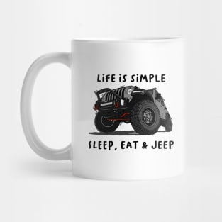 American Jeep Grey Mug